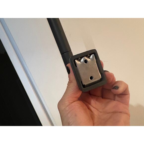 NEW Rejuvenation Allenglade Towel Ring Mid Century Black Bar - Picture 4 of 6